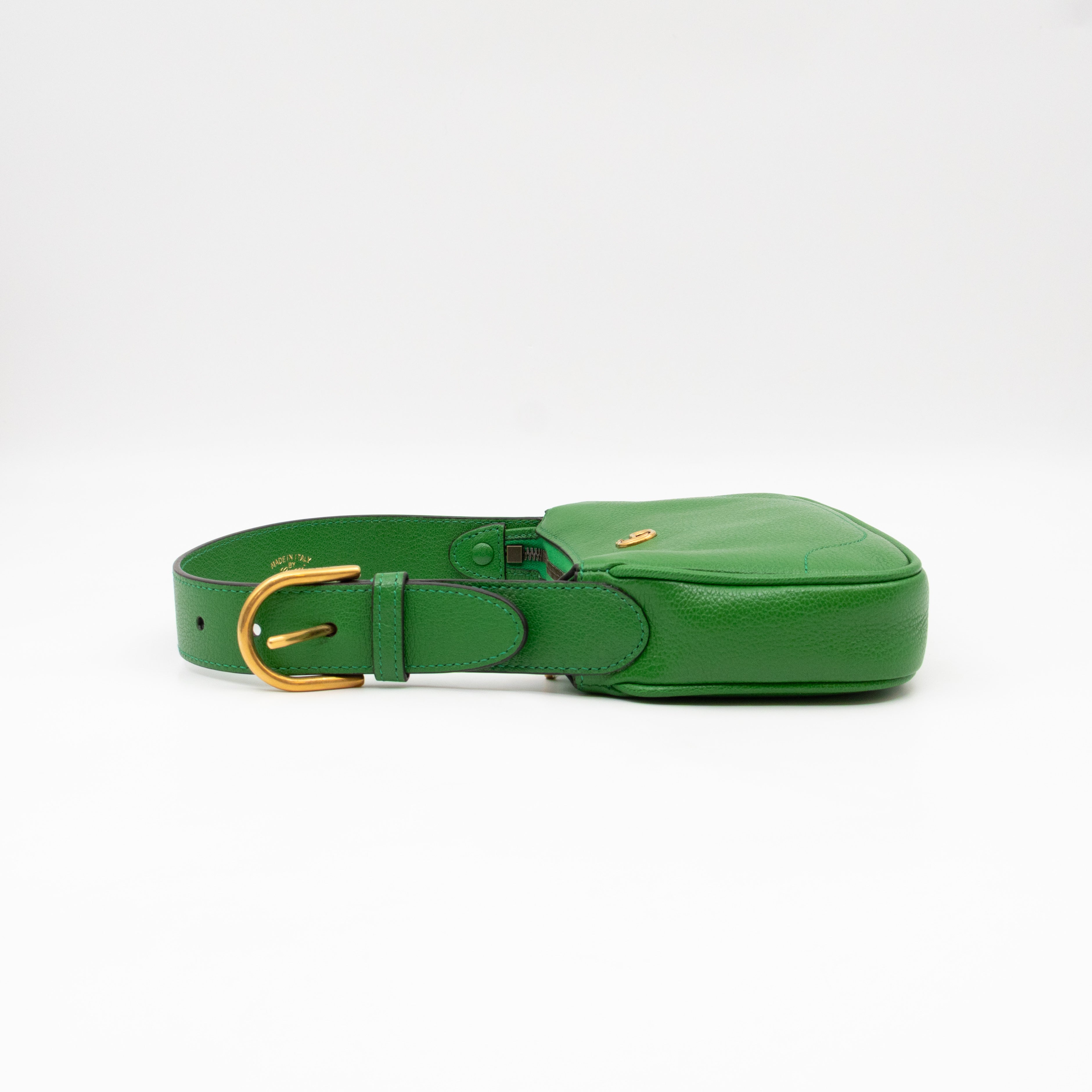 Aphrodite Mini Green Leather