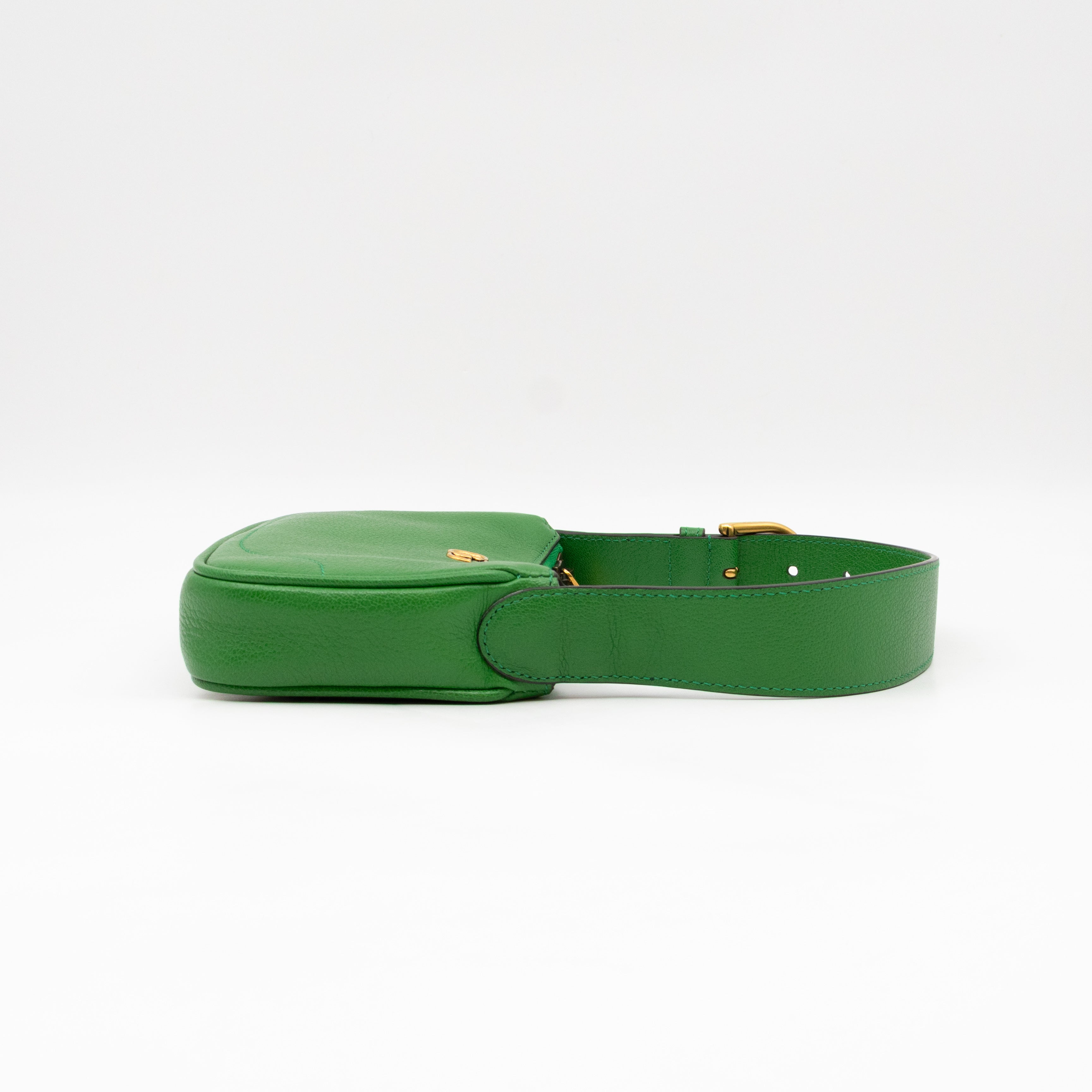 Aphrodite Mini Green Leather