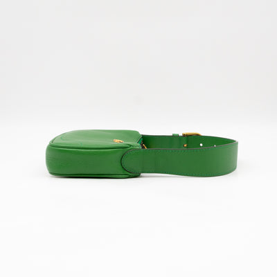 Aphrodite Mini Green Leather