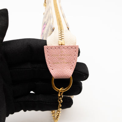 Mini Pochette Accessoires Damier Azur Christmas Animation