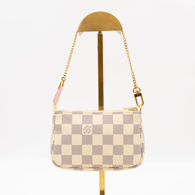 Mini Pochette Accessoires Damier Azur Christmas Animation
