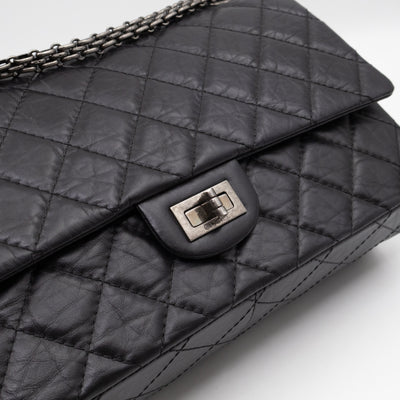 2.55 Reissue 226 Double Flap Bag Black Leather