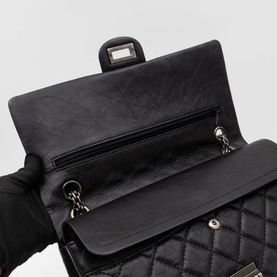 2.55 Reissue 226 Double Flap Bag Black Leather