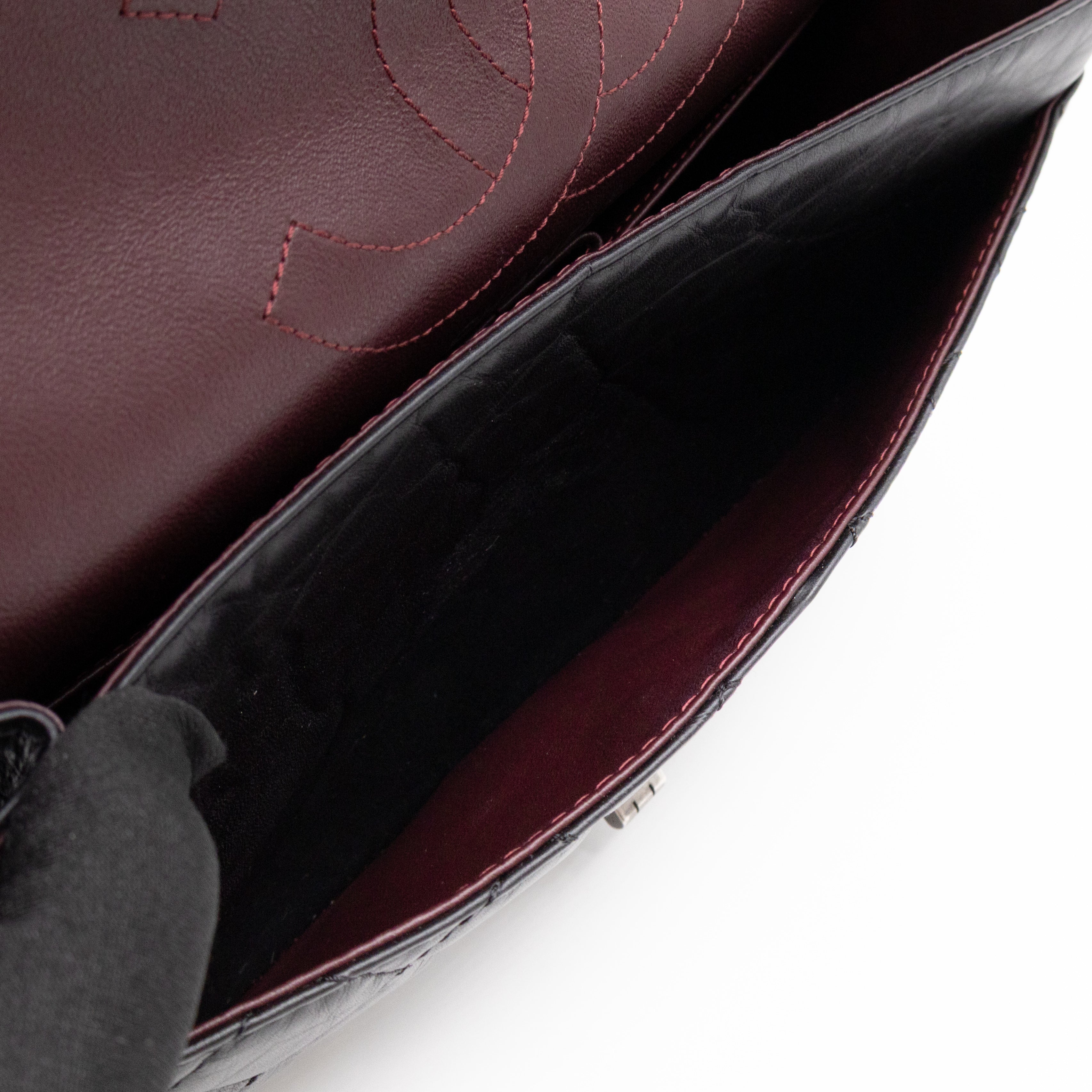 2.55 Reissue 226 Double Flap Bag Black Leather
