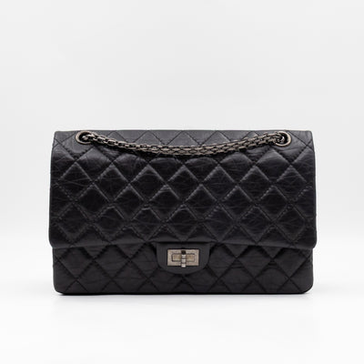 2.55 Reissue 226 Double Flap Bag Black Leather
