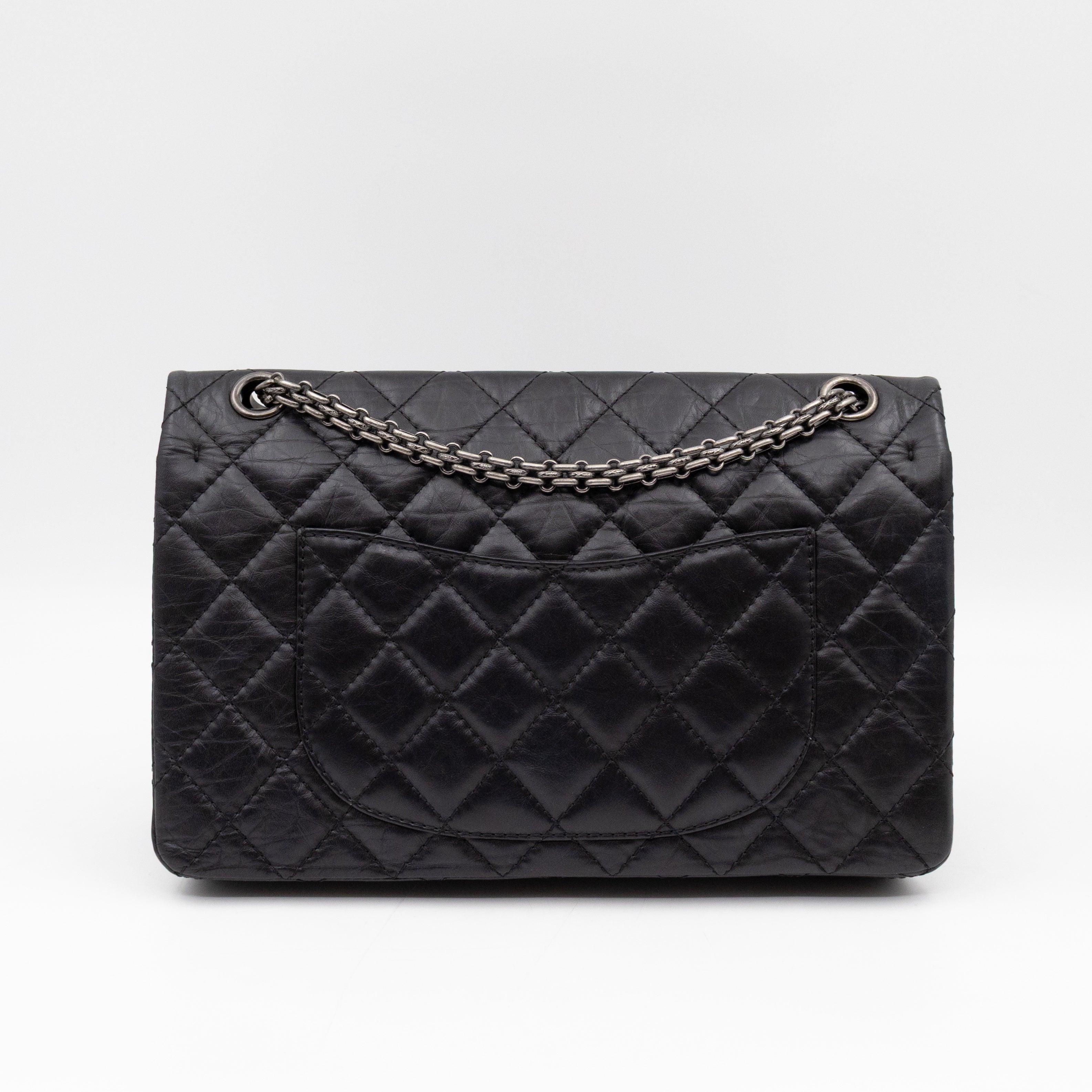 2.55 Reissue 226 Double Flap Bag Black Leather