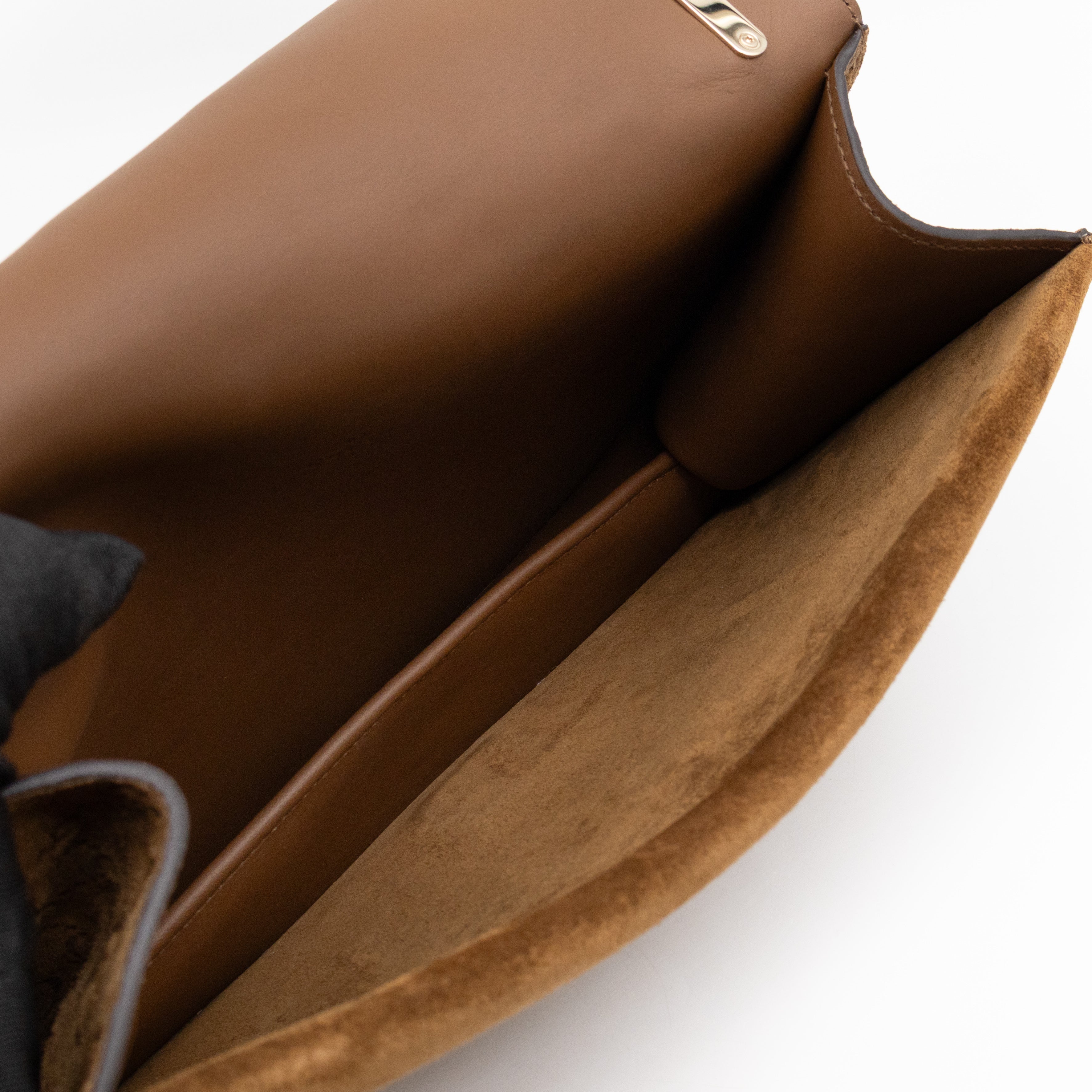 Dionysus Small GG Brown Suede Leather