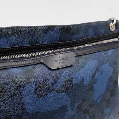 Hunter Messenger Damier Cobalt Camouflage Blue