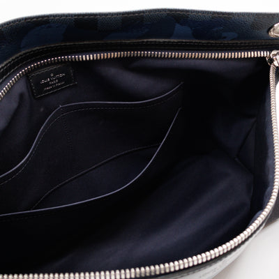 Hunter Messenger Damier Cobalt Camouflage Blue
