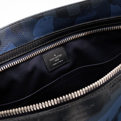Hunter Messenger Damier Cobalt Camouflage Blue