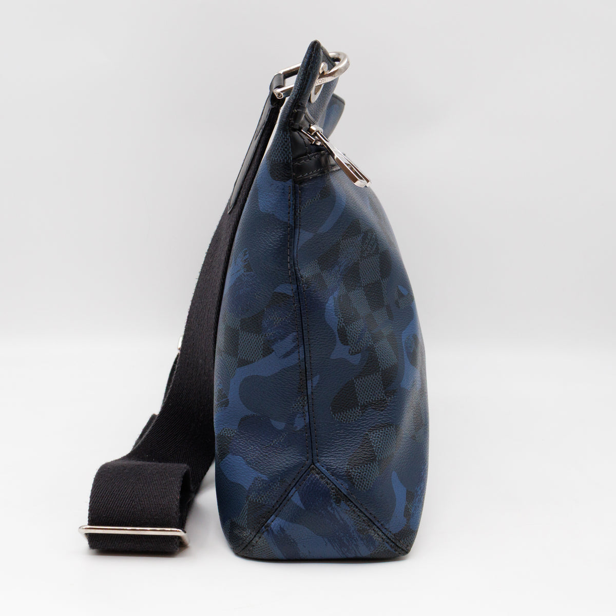 Hunter Messenger Damier Cobalt Camouflage Blue