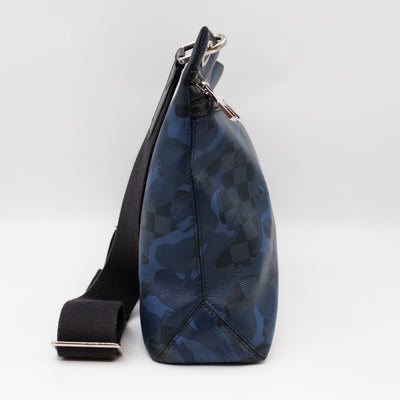 Hunter Messenger Damier Cobalt Camouflage Blue