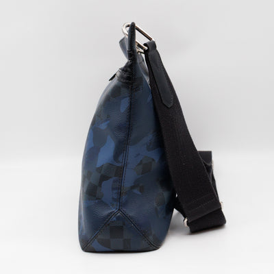 Hunter Messenger Damier Cobalt Camouflage Blue