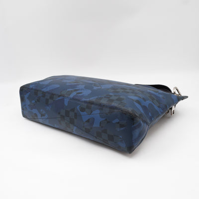 Hunter Messenger Damier Cobalt Camouflage Blue