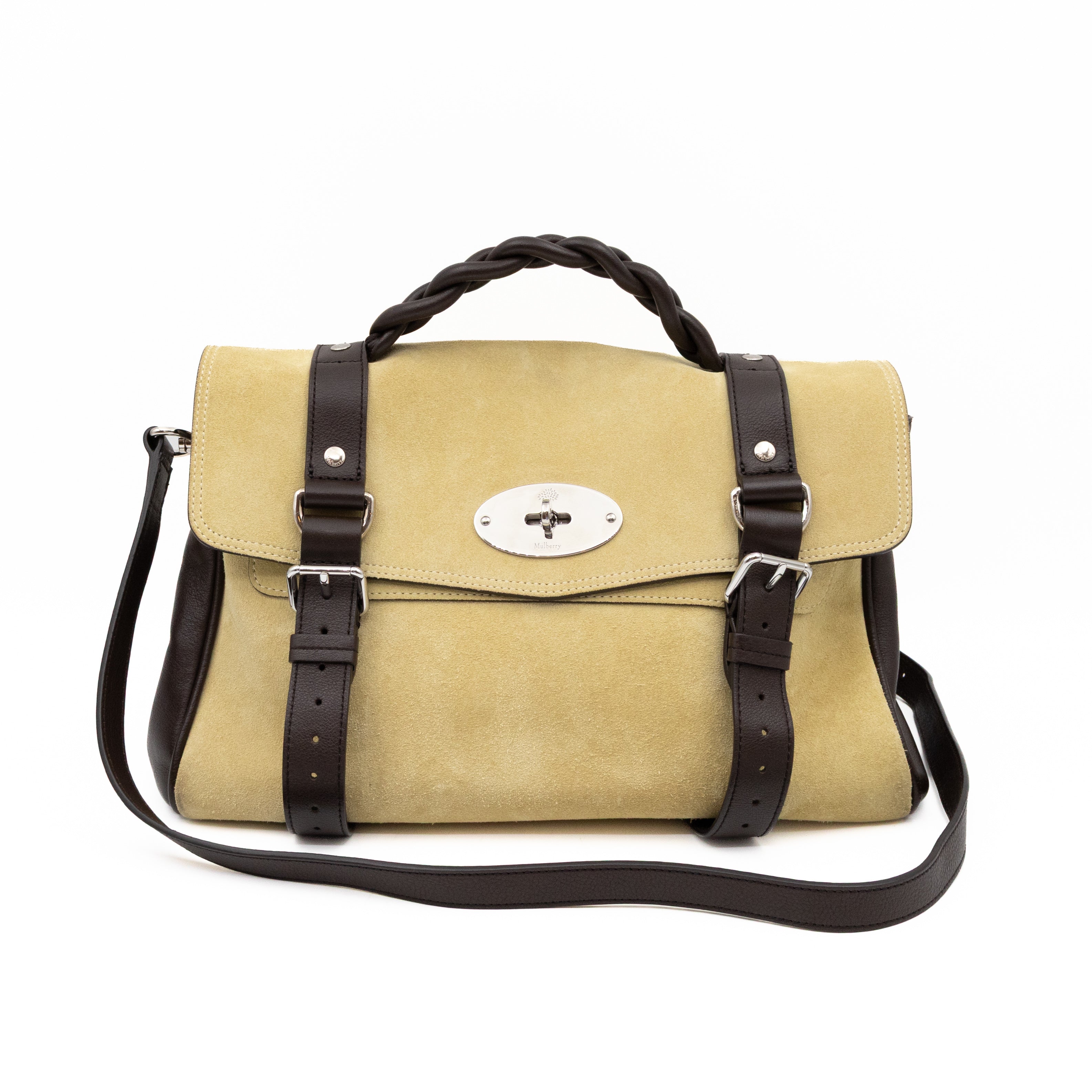 Alexa Top Handle Wild Primrose Suede