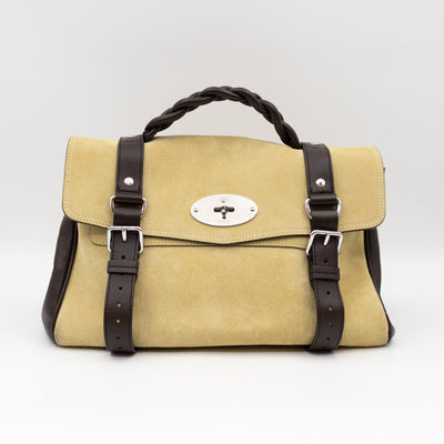 Alexa Top Handle Wild Primrose Suede