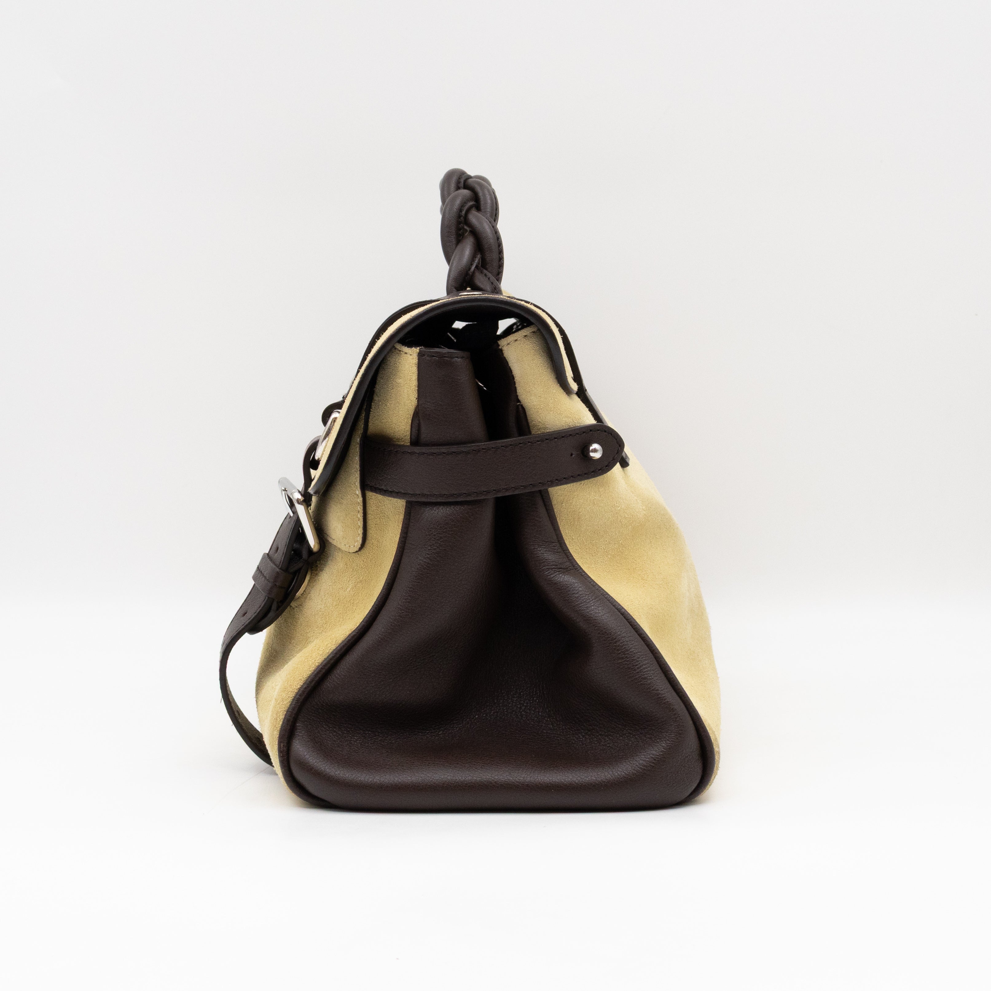 Alexa Top Handle Wild Primrose Suede