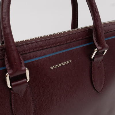 Barrow Briefcase Burgundy Leather