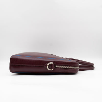 Barrow Briefcase Burgundy Leather