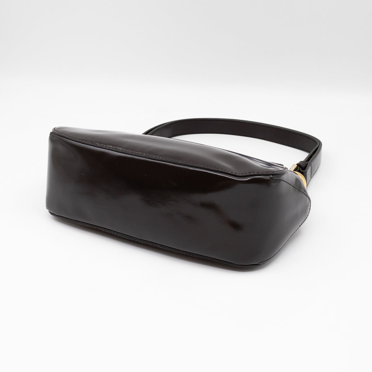 Toyin Shoulder Bag Brown Brushed Leather