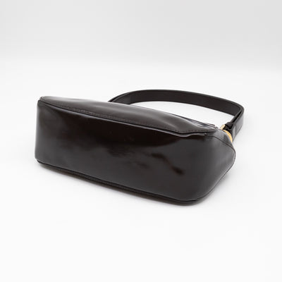 Toyin Shoulder Bag Brown Brushed Leather