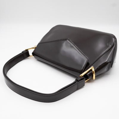 Toyin Shoulder Bag Brown Brushed Leather