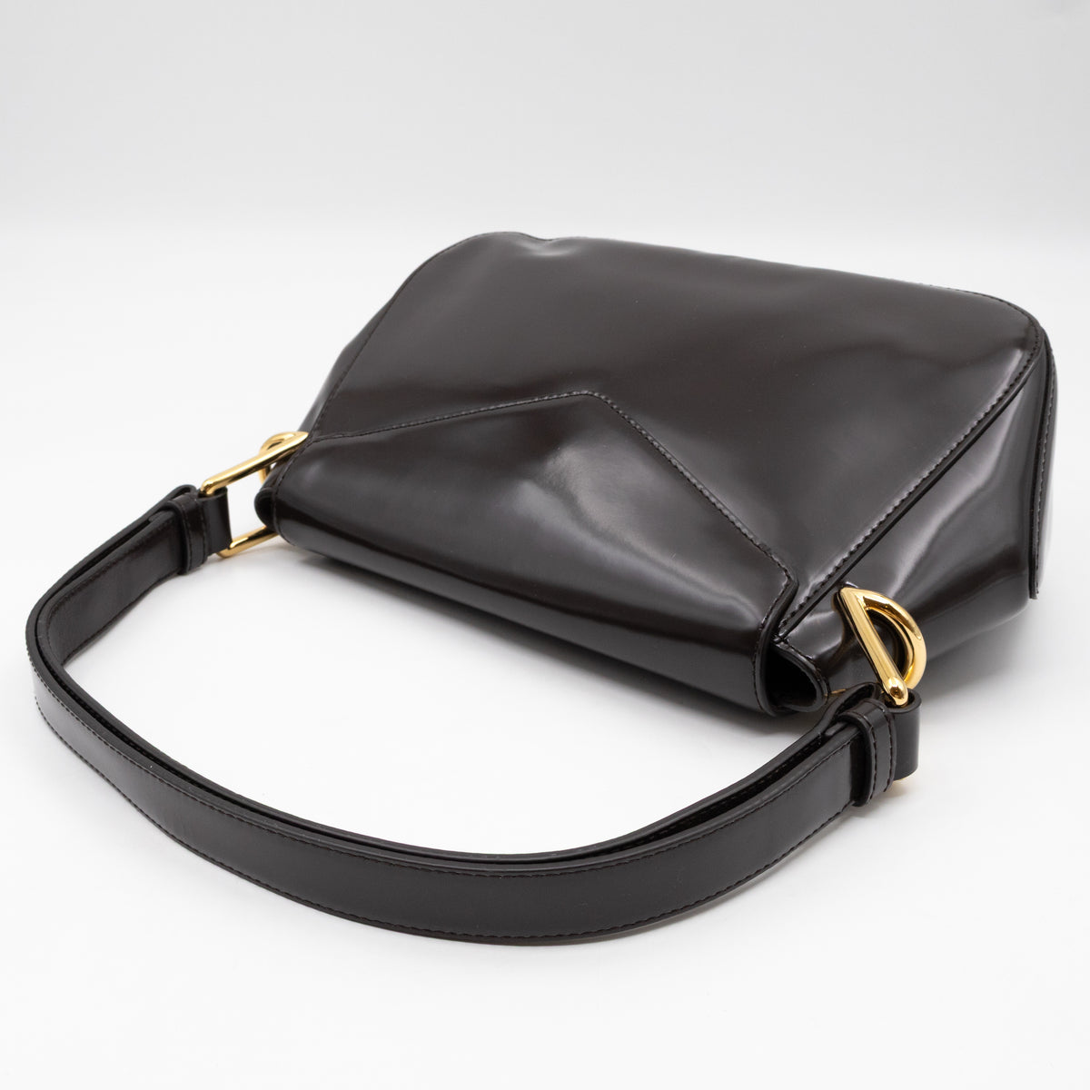 Toyin Shoulder Bag Brown Brushed Leather