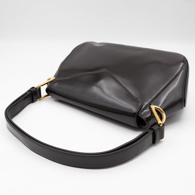 Toyin Shoulder Bag Brown Brushed Leather