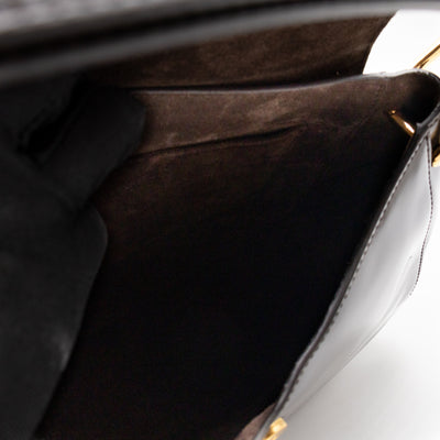 Toyin Shoulder Bag Brown Brushed Leather