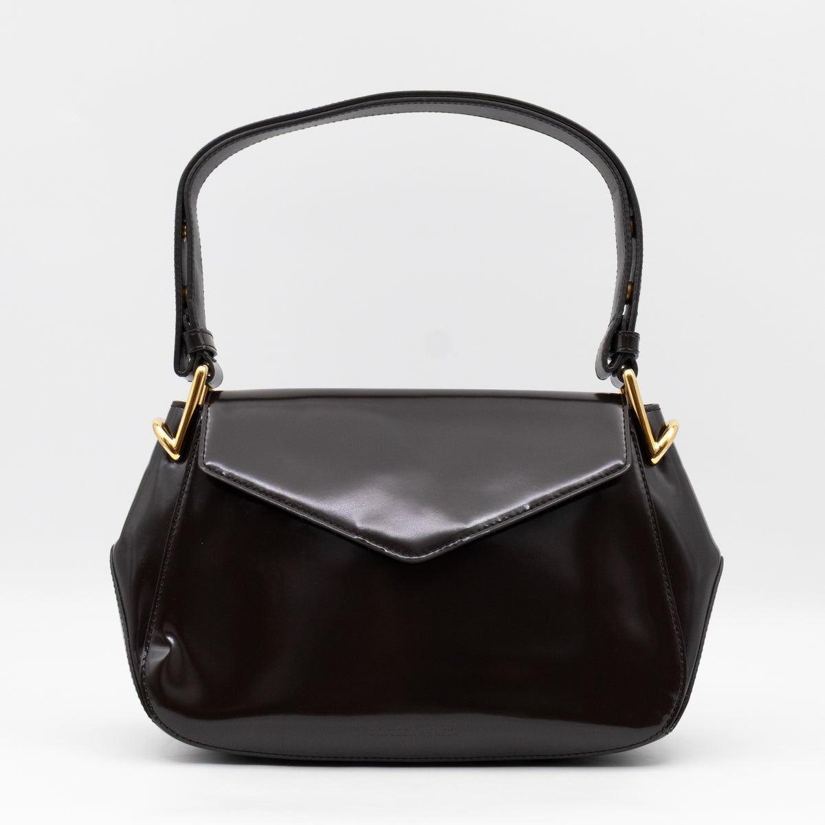 Toyin Shoulder Bag Brown Brushed Leather