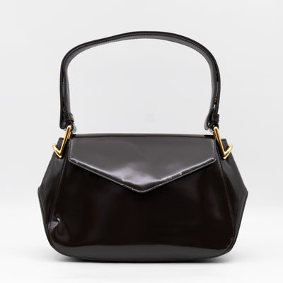 Toyin Shoulder Bag Brown Brushed Leather