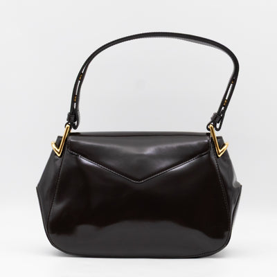 Toyin Shoulder Bag Brown Brushed Leather