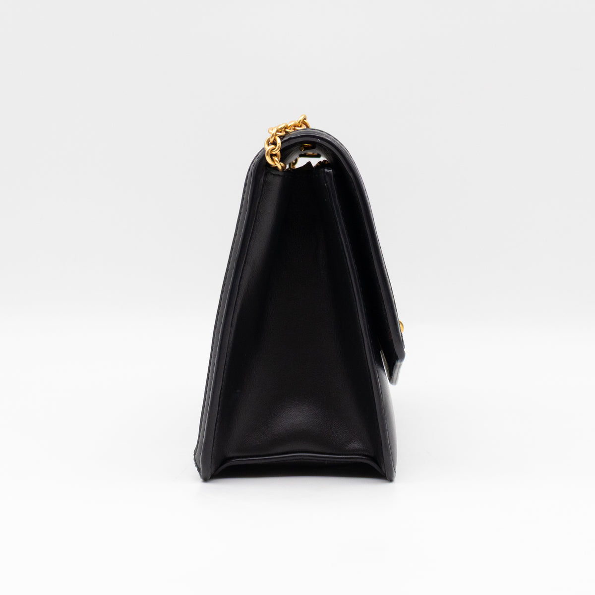 Darley Shoulder Bag Black & Elephant Grey Leather