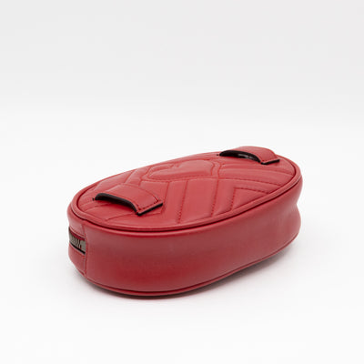 GG Marmont Matelasse Belt Bag Red