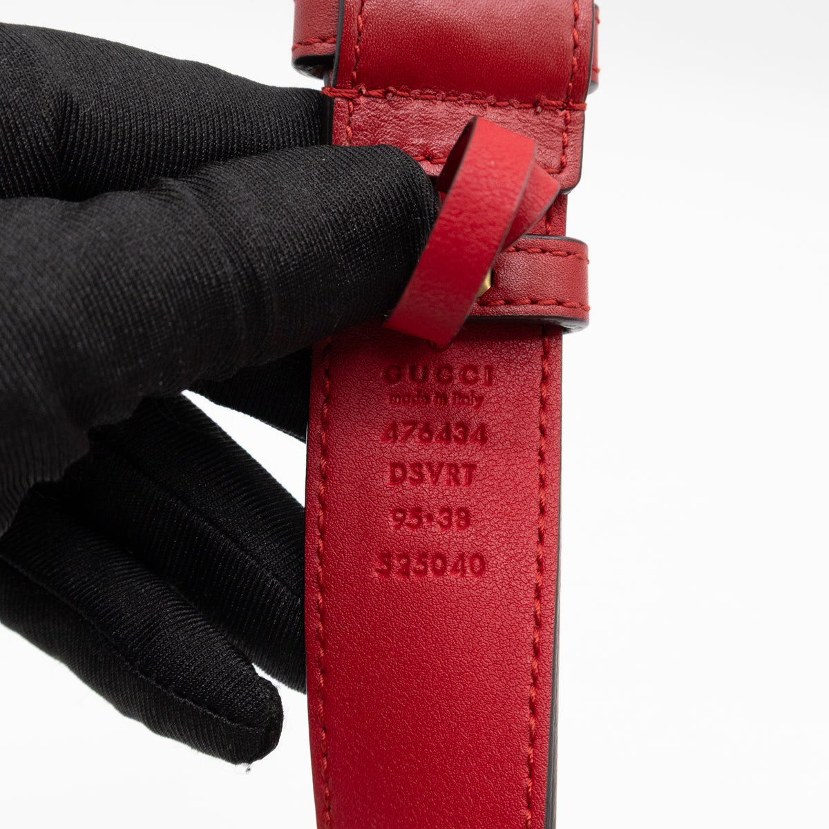 GG Marmont Matelasse Belt Bag Red