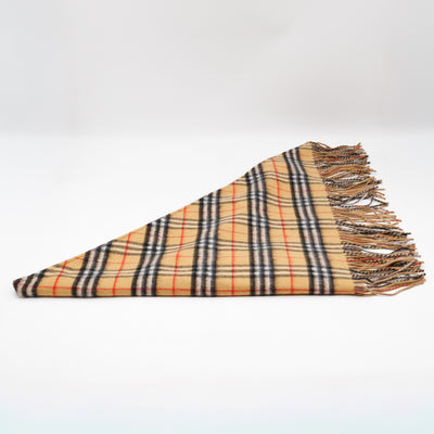 Cashmere Muffler Sandstone Vintage Check