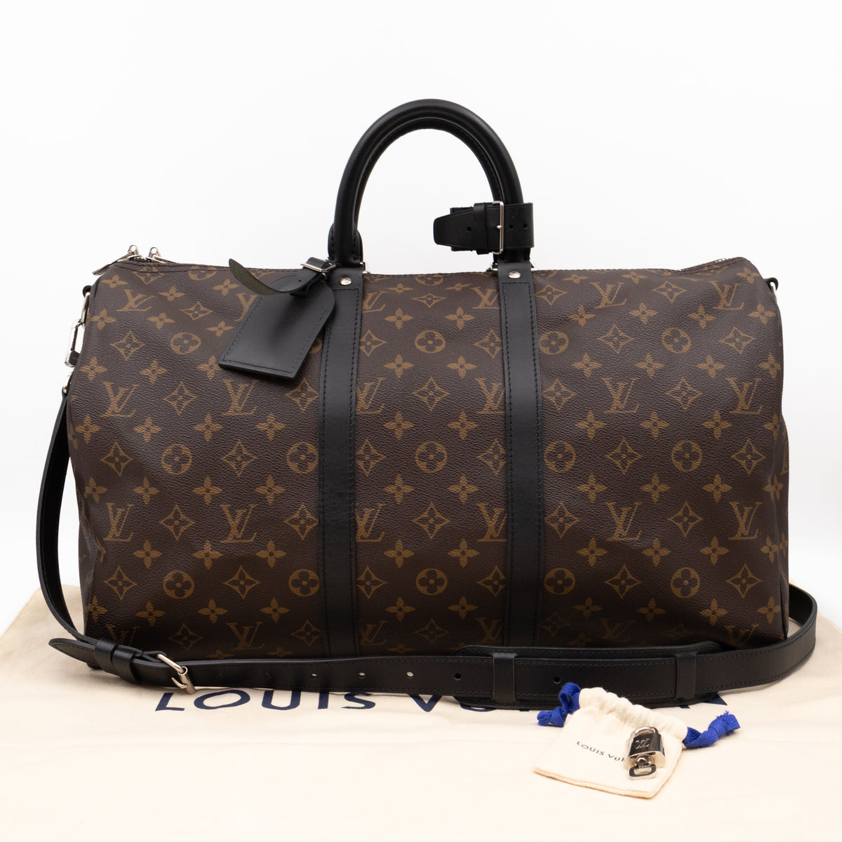 Keepall 45 Bandouliere Monogram Macassar