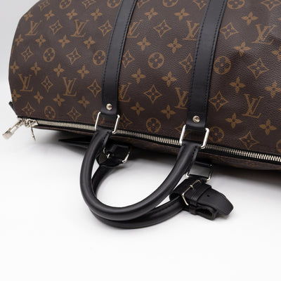 Keepall 45 Bandouliere Monogram Macassar