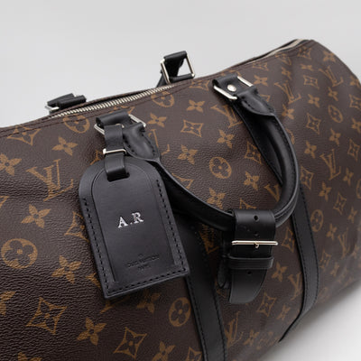 Keepall 45 Bandouliere Monogram Macassar