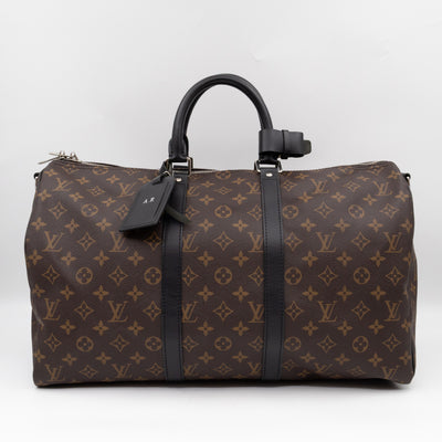 Keepall 45 Bandouliere Monogram Macassar