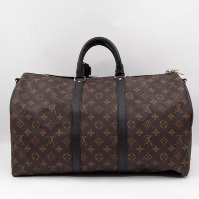 Keepall 45 Bandouliere Monogram Macassar