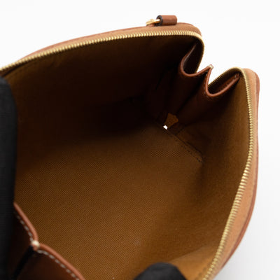 Clutch on Chain Triomphe Canvas Brown