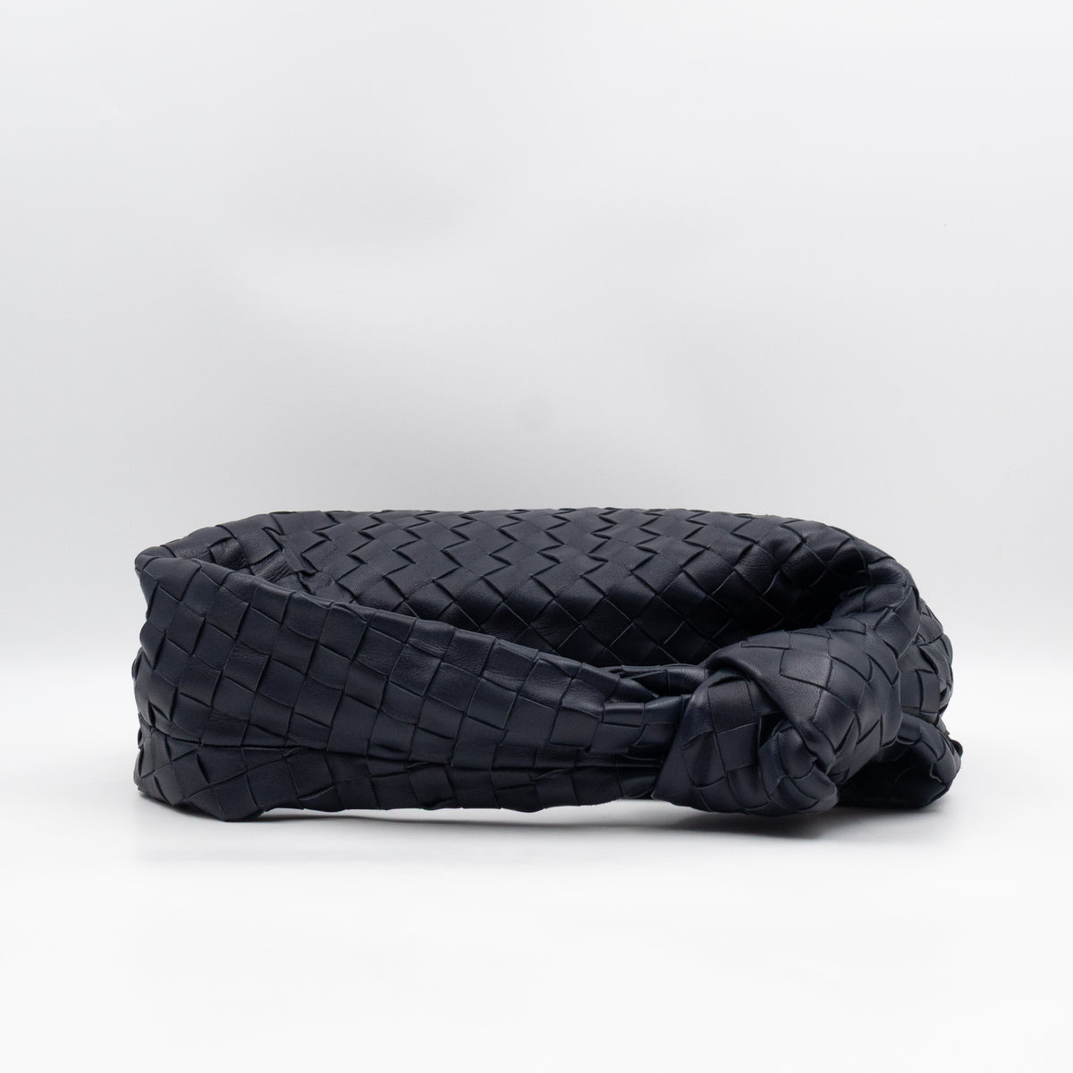 Jodie Small Intrecciato Leather Navy