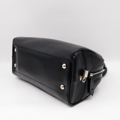 Montaigne Bowling Bag GM Black Epi Leather