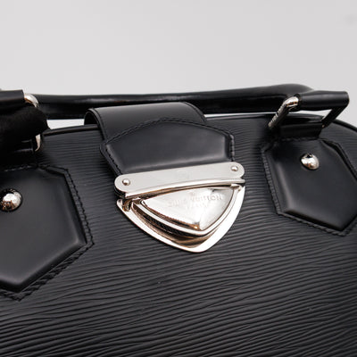Montaigne Bowling Bag GM Black Epi Leather