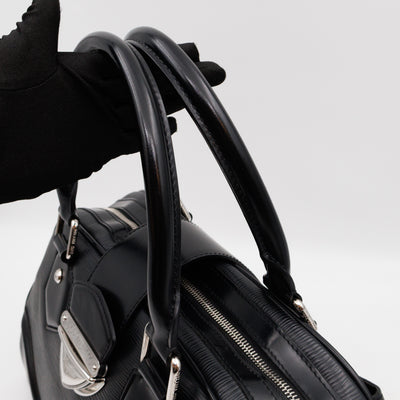Montaigne Bowling Bag GM Black Epi Leather