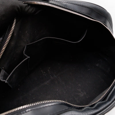 Montaigne Bowling Bag GM Black Epi Leather