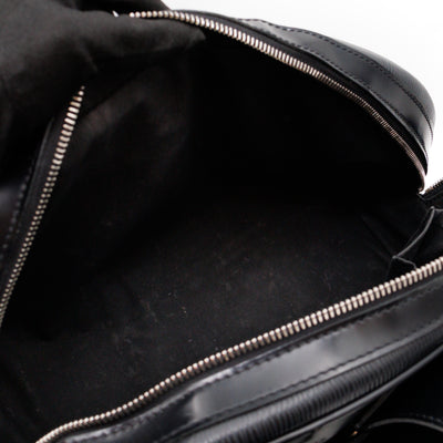 Montaigne Bowling Bag GM Black Epi Leather