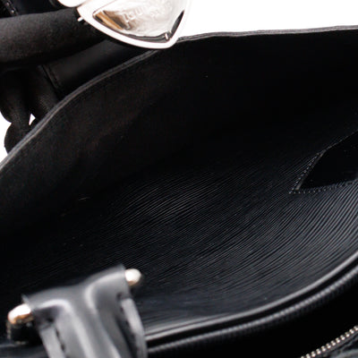 Montaigne Bowling Bag GM Black Epi Leather