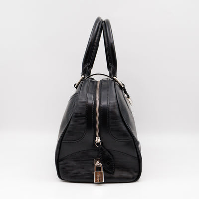 Montaigne Bowling Bag GM Black Epi Leather